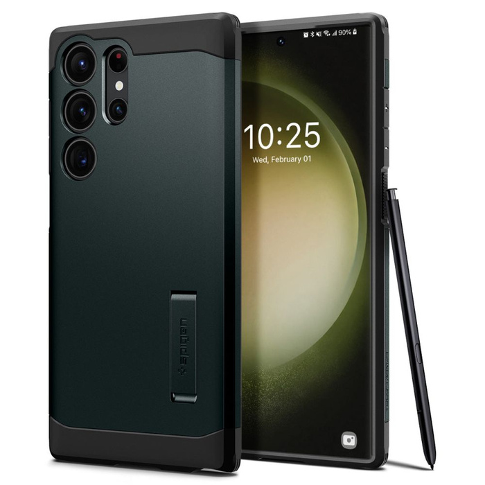 Etui Spigen Tough Armor Galaxy S23 Ultra Abyss Green Case