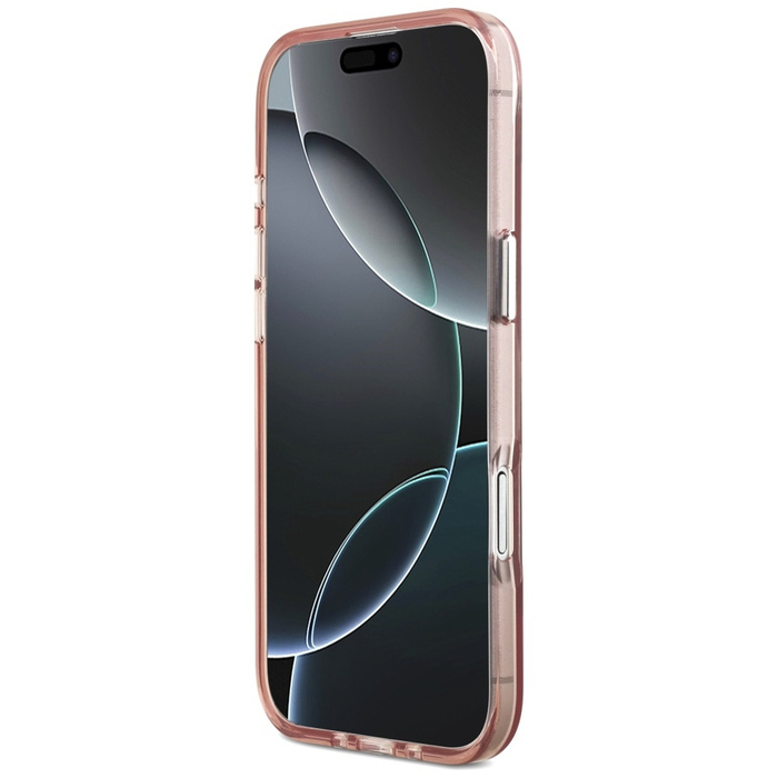 Etui Karl Lagerfeld IML Choupette Sketch Logo MagSafe do iPhone 17 Air różowy