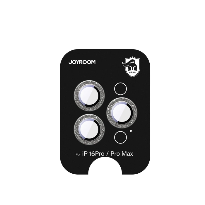 Szkło ochronne Joyroom JR-MSF0305 na obiektywy iPhone 16 Pro/16 Pro Max - tytanowe