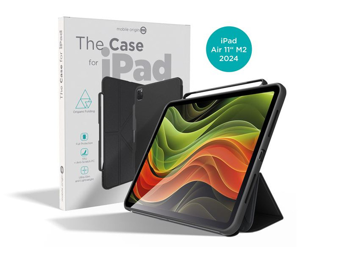 Mobile Origin The Case, black - iPad Air 11"  (M3,2025/M2,2024)