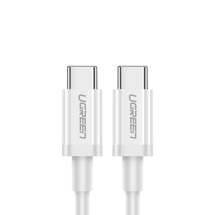 Kabel Ugreen US264 60518 USB-C / USB-C PD QC AFC 1m - biały