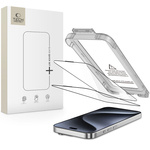 SZKŁO HARTOWANE TECH-PROTECT IPHONE 15 PRO QUICK SET+ 2-PACK CZARNE