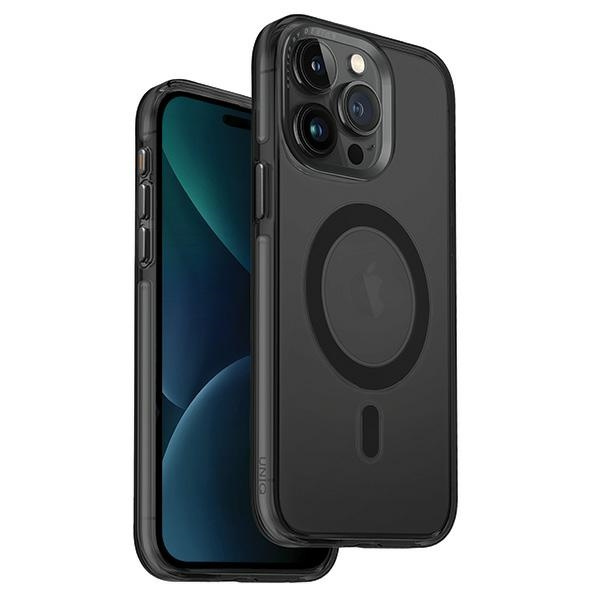 Etui UNIQ etui Calio iPhone 15 Pro 6.1" Magclick Charging szary/smoked grey Case