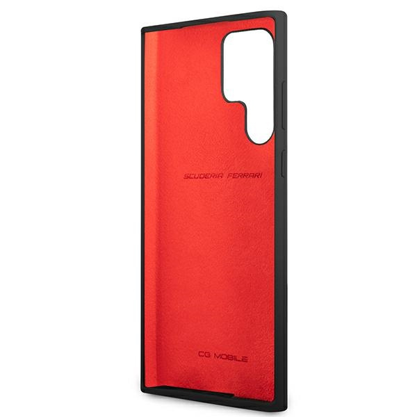 Etui FERRARI Samsung Galaxy S22 Ultra On Track Silicone Czarny Hardcase