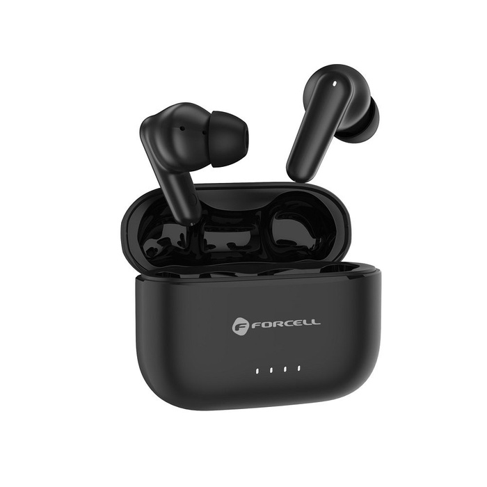 Słuchawki bezprzewodowe douszne Forcell F-Audio Super Clear Calls ANC + ENC + DONGLE czarne