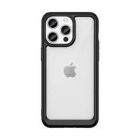 Etui Wzmocnione etui z elastyczną ramką do iPhone 15 Pro Max Outer Space - czarne Case