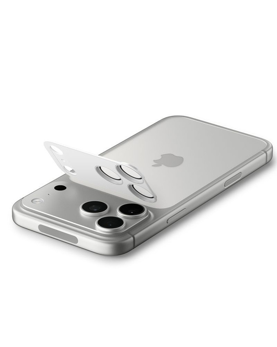 OSŁONA APARATU SPIGEN IPHONE 17 PRO MAX OPTIK PRO XL GLAS.TR ”EZ FIT” CAMERA PROTECTOR SILVER