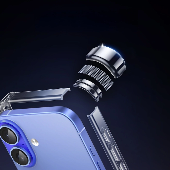 Etui Ugreen Bright Cushion iPhone 16 Plus (przezroczyste)