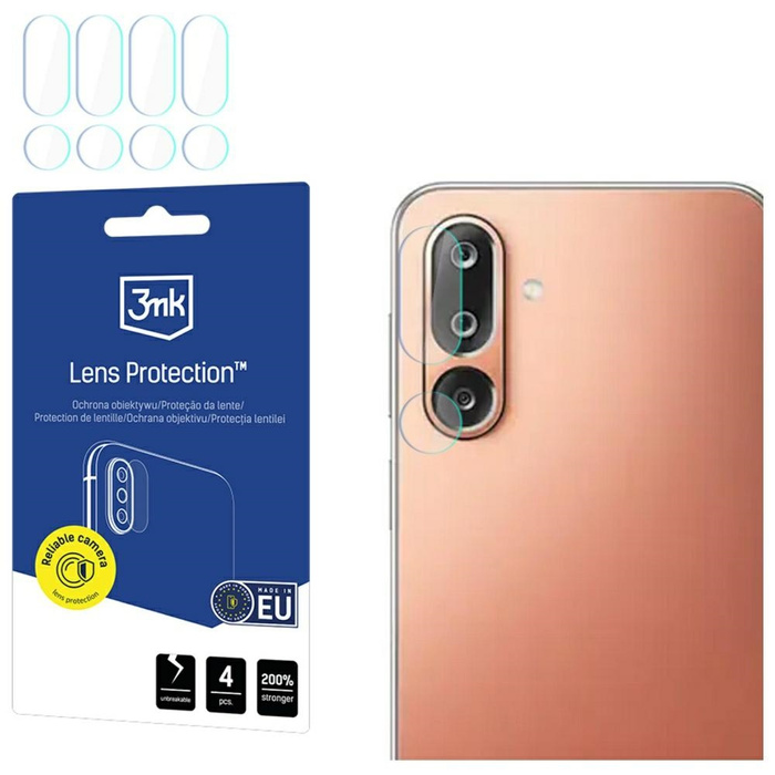 Ochrona na obiektyw aparatu 3MK Samsung Galaxy M36 Lens Protect 4szt