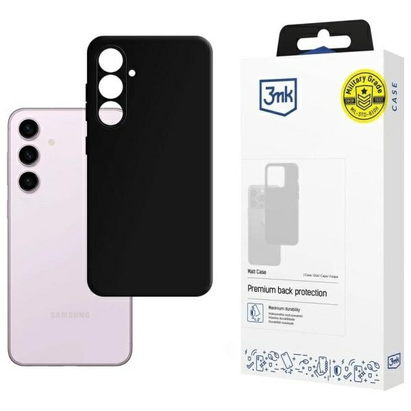 3MK Matt Case Sam S24 S921 czarny/black