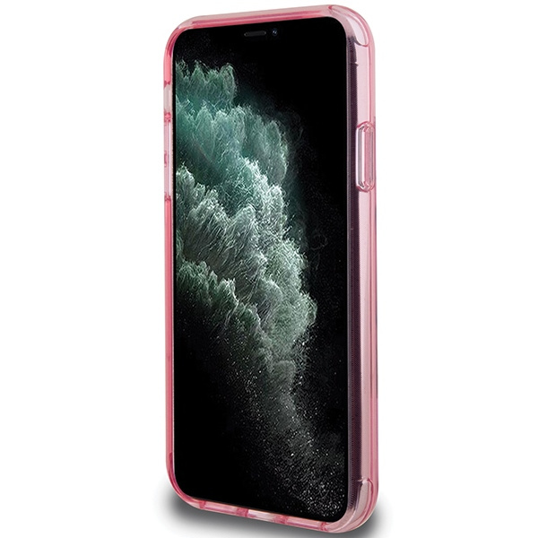 Etui Karl Lagerfeld KLHMN61HMRSKCP iPhone 11 / Xr 6.1" różowy/pink hardcase Ring Stand Karl&Choupettte MagSafe Case