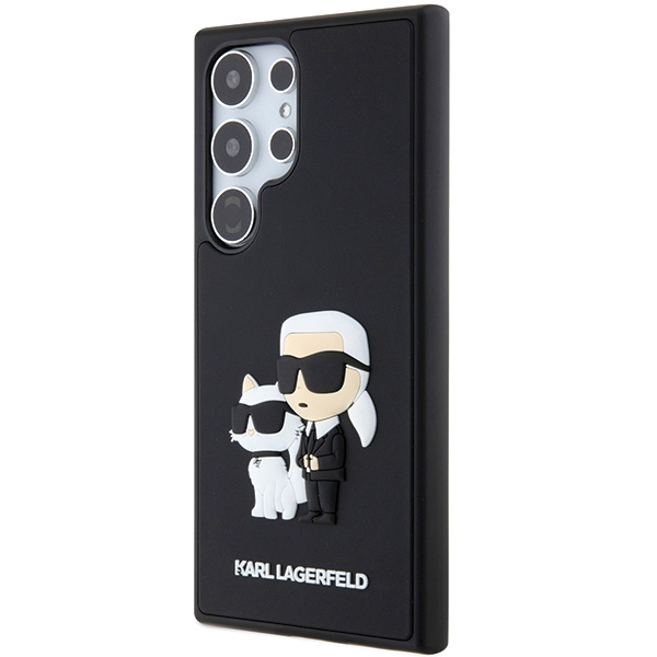 Etui Karl Lagerfeld KLHCS24L3DRKCNK Samsung Galaxy S24 Ultra S928 czarny/black hardcase 3D Rubber Karl&Choupette Case