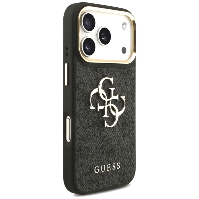 Etui Guess 4G Big 4G Classic Logo Big    Strap Metal Buttons do iPhone 17 Pro czarny