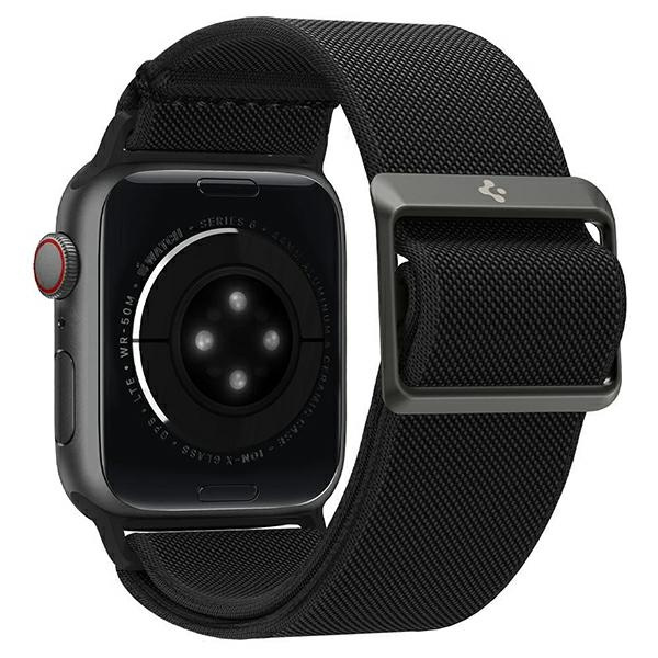 Pasek SPIGEN Fit Lite Apple Watch 6 / 7 / 8 / 9 / 10 / SE / ULTRA 1 / 2 (44 / 45 / 46 / 49 MM) BLACK Czarne
