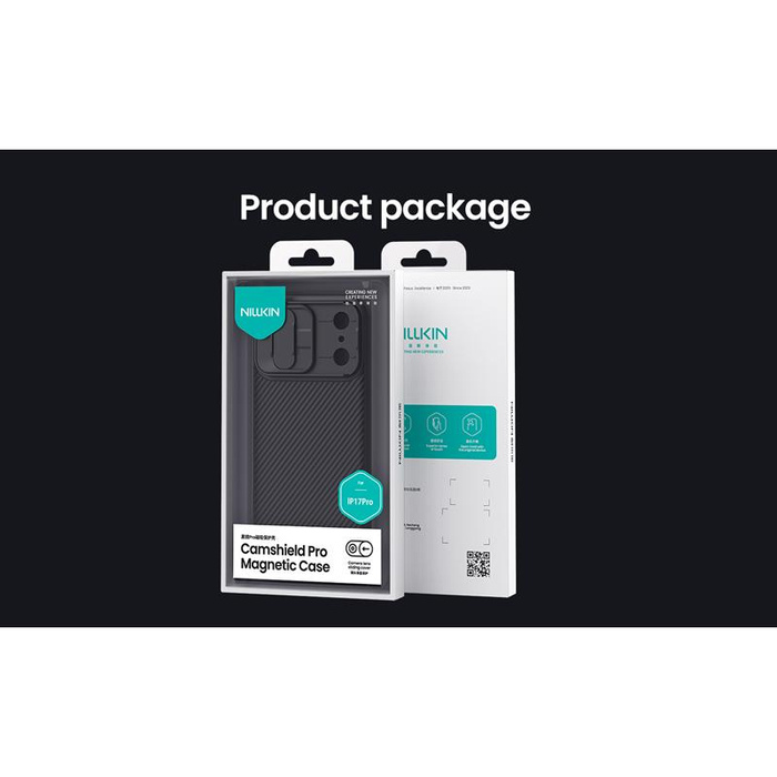 NILLKIN CAMSHIELD PRO MAGNETIC IPHONE 17 PRO BLACK / CZARNY