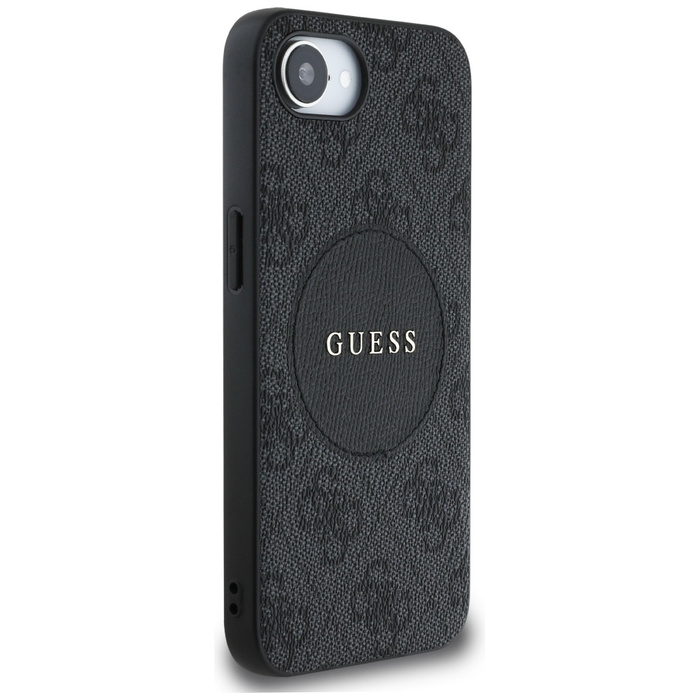 Etui Guess 4G Circle Classic Logo        MagSafe do iPhone 16e czarny