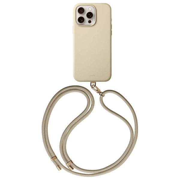 Etui UNIQ Coehl Muse iPhone 16 Pro 6.3"   Magnetic Charging kremowy/cream