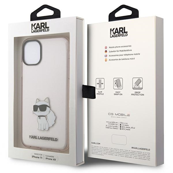 Etui Karl Lagerfeld KLHCN61HNCHTCP iPhone 11 6,1" różowy/pink hardcase Ikonik Choupette Case