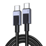 Kabel USB-C do USB-C Ugreen L512, 100W, 5A, 3m (czarny)