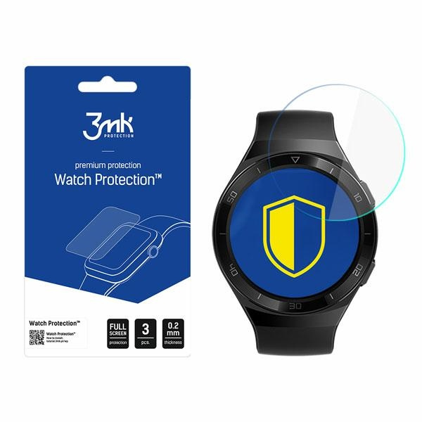 Szkło Hybrydowe 3MK Huawei Watch GTe 46mm FlexibleGlass