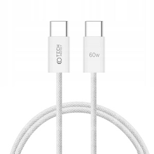 TECH-PROTECT ULTRABOOST CLASSIC USB-C CABLE PD60W/3A 100CM WHITE