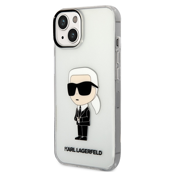 Etui KARL LAGERFELD Apple iPhone 14 Plus IML NFT Ikonik Bezbarwny Hardcase