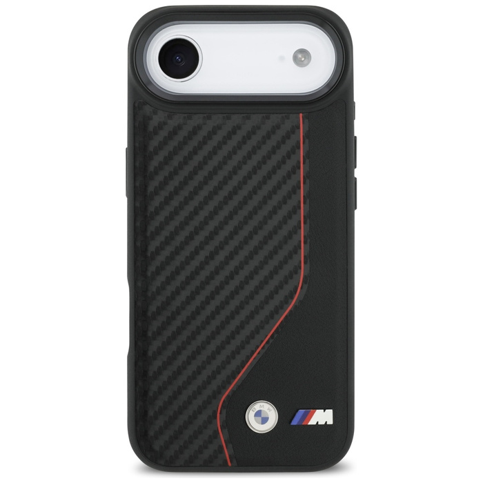 Etui BMW M Carbon Line & Logo MagSafe do iPhone Air czerwony
