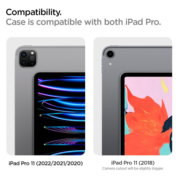 Etui Spigen Liquid Air Folio iPad Pro 4/5/6 11 2020/2021/2022 Black Case