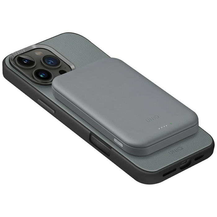 Powerbank UNIQ Lyden Lexa Magnetic       5000mAh PD USB-C MagSafe zielony