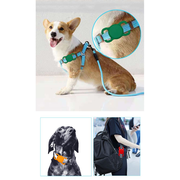 Etui Tech-protect Smooth For Pet Apple Airtag Black Case