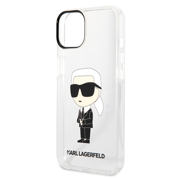 Etui KARL LAGERFELD Apple iPhone 14 Plus IML NFT Ikonik Bezbarwny Hardcase