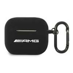 Etui AMG AMA3RBK AirPods 3 cover czarny/black Silicone Big Logo
