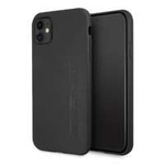 AMG AMHCN61DOLBK iPhone 11 6,1" czarny/black hardcase Leather Hot Stamped
