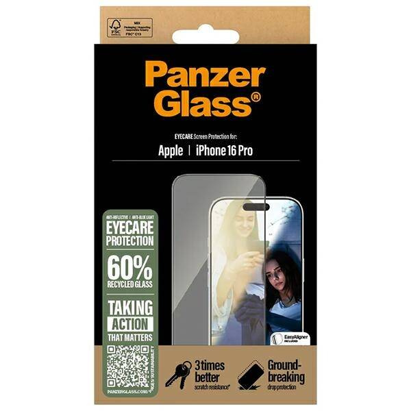 PanzerGlass EyeCare Screen Protector iPhone 16 Pro 6.3" Ultra-Wide Fit 2866