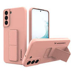 Wozinsky Kickstand Case silikonowe etui z podstawką etui Samsung Galaxy S22+ różowe