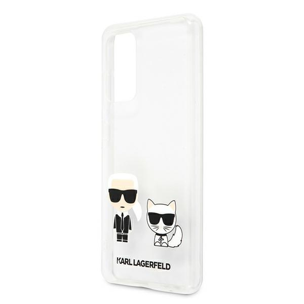 Etui KARL LAGERFELD Samsung Galaxy A72 Karl & Choupette Bezbarwny Hardcase