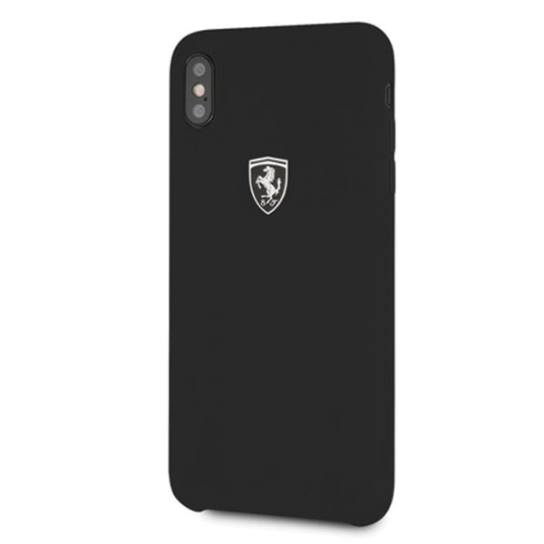 Etui FERRARI Apple iPhone Xs Max Silicone Off Track Czarny Case
