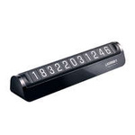 Ugreen tabliczka parkingowa na numer telefonu do samochodu czarna (LP178)