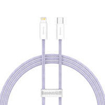 Baseus Dynamic 2 Series kabel do szybkiego ładowania USB-C - Lightning 20W 480Mb/s 1m fioletowy