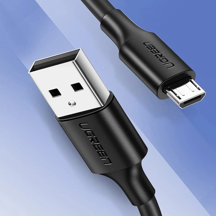 Kabel UGREEN USB-A Micro USB QuickCharge 3.0 2.4A 0.5m Czarny