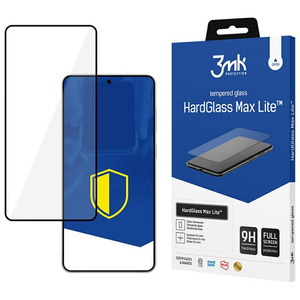 Szkło hartowane 3MK HardGlass Max Lite   do Samsung Galaxy S25 Edge czarny