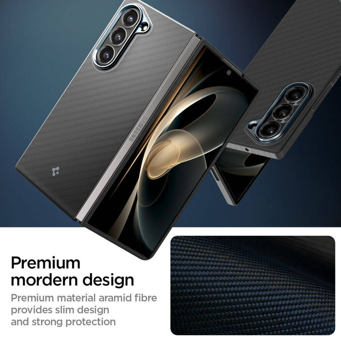ETUI SPIGEN AIRSKIN GALAXY Z FOLD 6 ARAMID BLACK