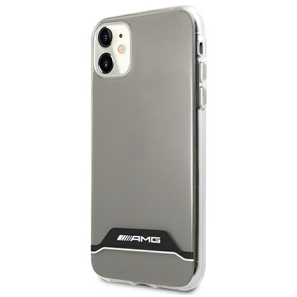 AMG AMHCN61TCBW iPhone 11 6,1" przezroczysty/transparent hardcase Electroplate Black&White