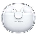 USAMS Słuchawki Bluetooth 5.1 TWS BU series bezprzewodowe biały/white BHUBU01