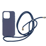 Mobile Origin Lanyard Case, blue - iPhone 15 Pro
