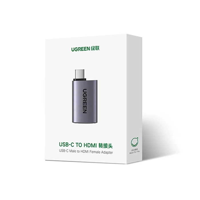 Ugreen przejściówka adapter USB Typ C - HDMI 4K@60 Hz szary (US320 70450)