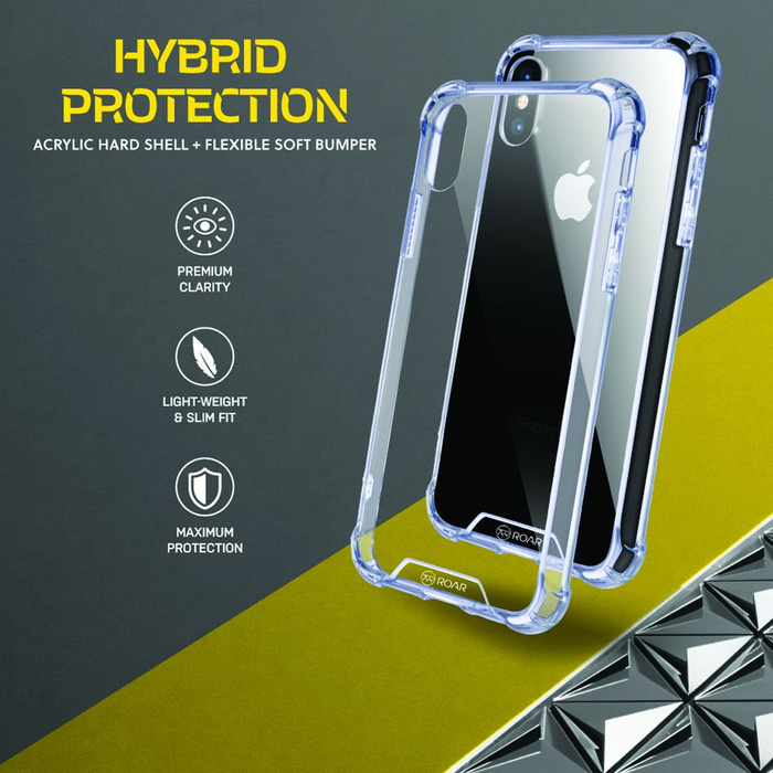 ROAR futerał ARMOR do SAMSUNG S25 FE transparentny