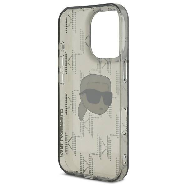 Etui Karl Lagerfeld iPhone 16 Pro Max 6.9" czarny/black hardcase IML Karl Head Electroplated