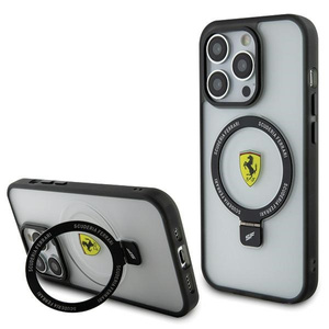 Etui Ferrari FEHMP15LUSCAH iPhone 15 Pro 6.1" transparent hardcase Ring Stand 2023 Collection MagSafe Case