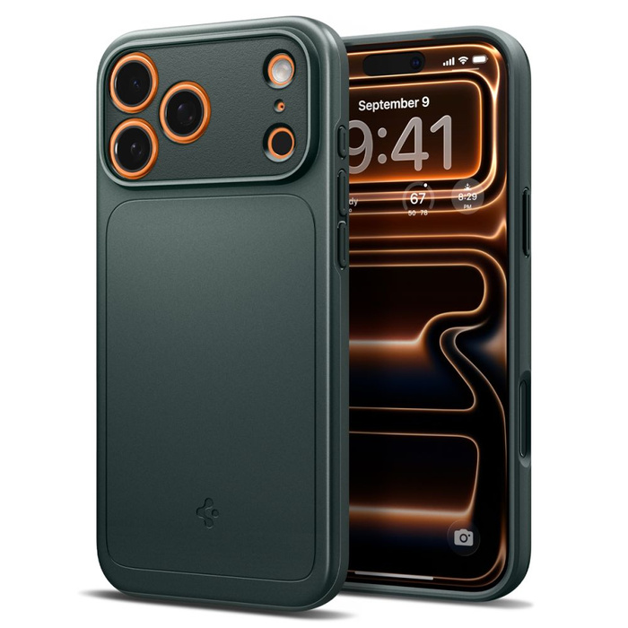 ETUI SPIGEN IPHONE 17 PRO MAX THIN FIT MAG MAGSAFE ABYSS GREEN